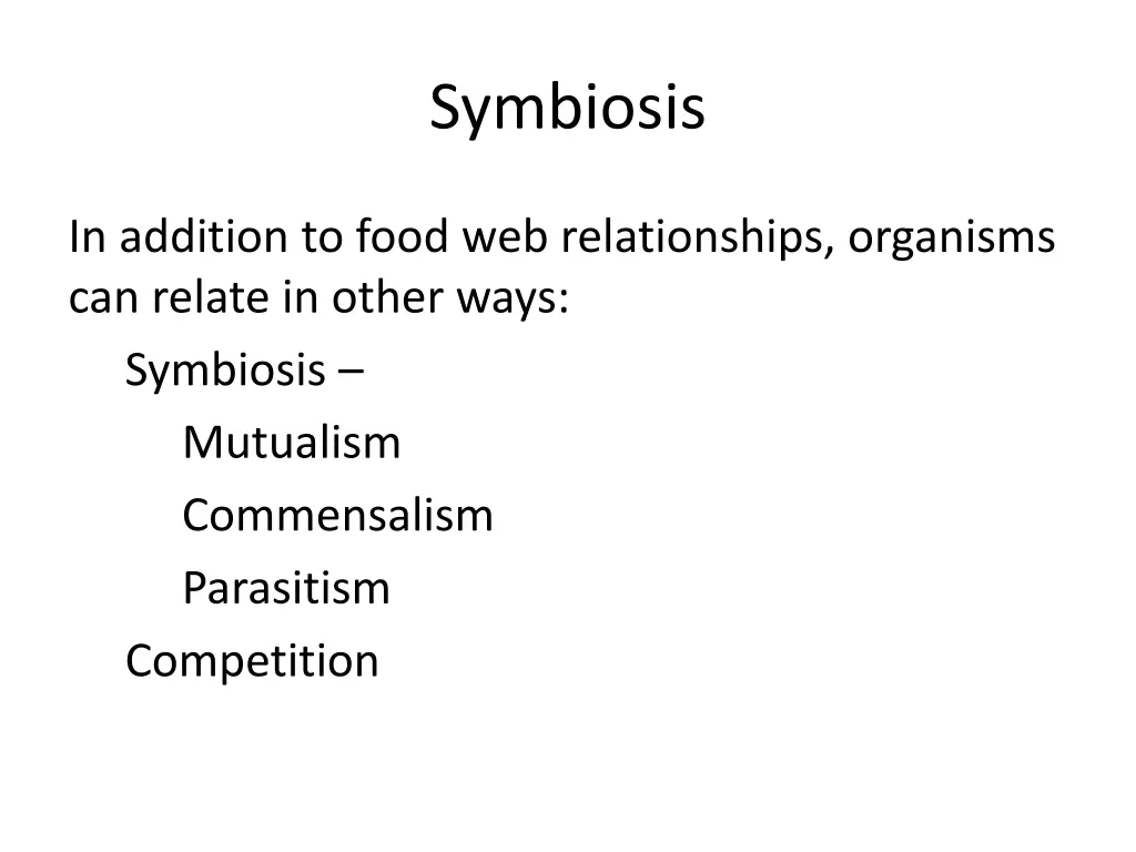 symbiosis