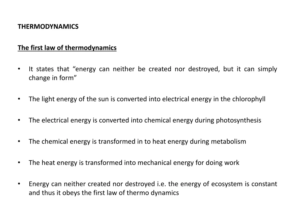 thermodynamics