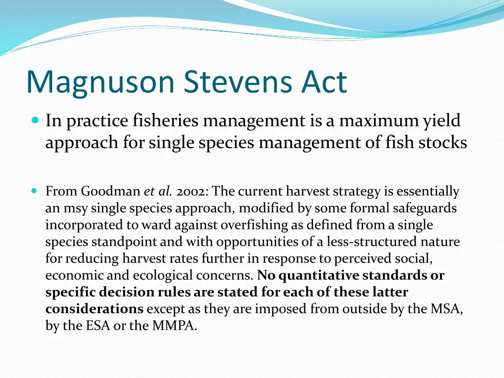 magnuson stevens act