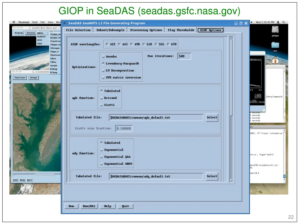 giop in seadas seadas gsfc nasa gov