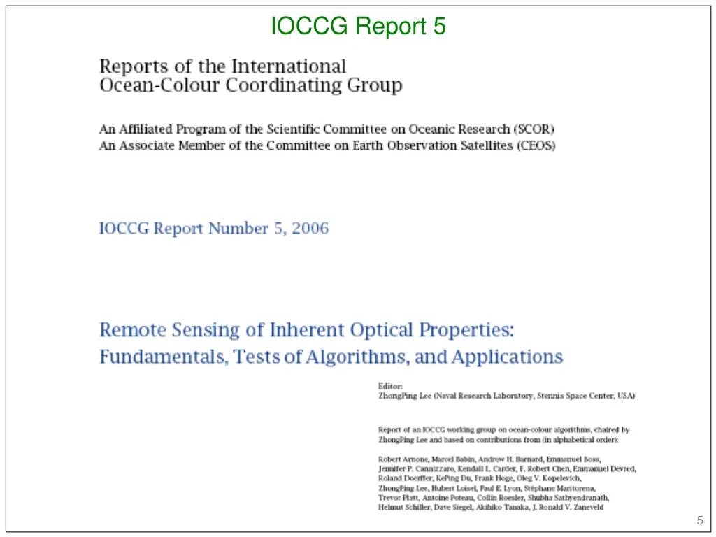 ioccg report 5