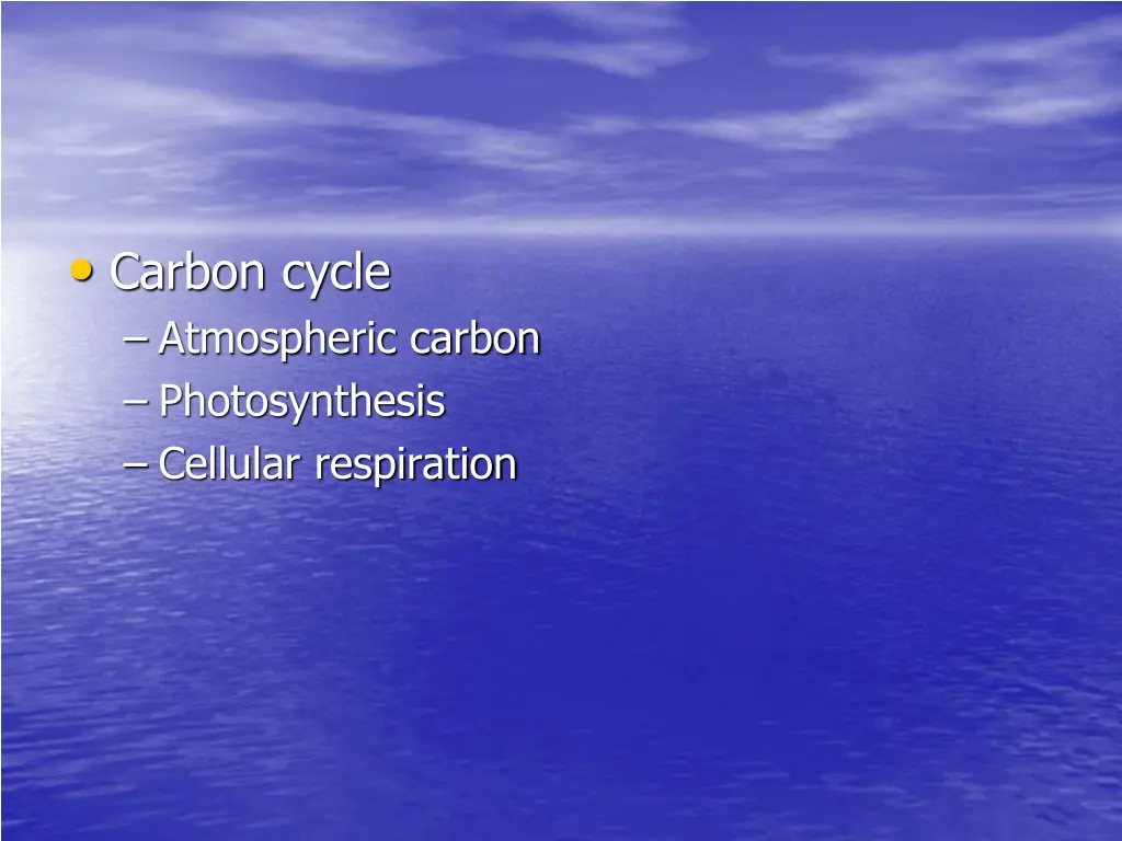 carbon cycle atmospheric carbon photosynthesis