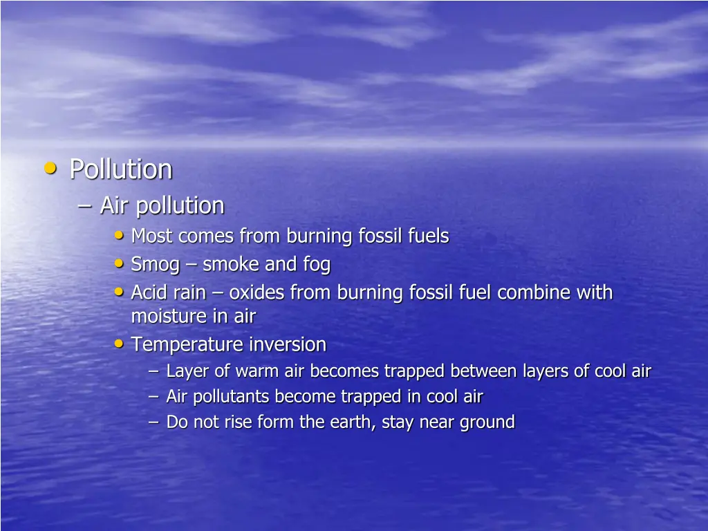 pollution air pollution most comes from burning