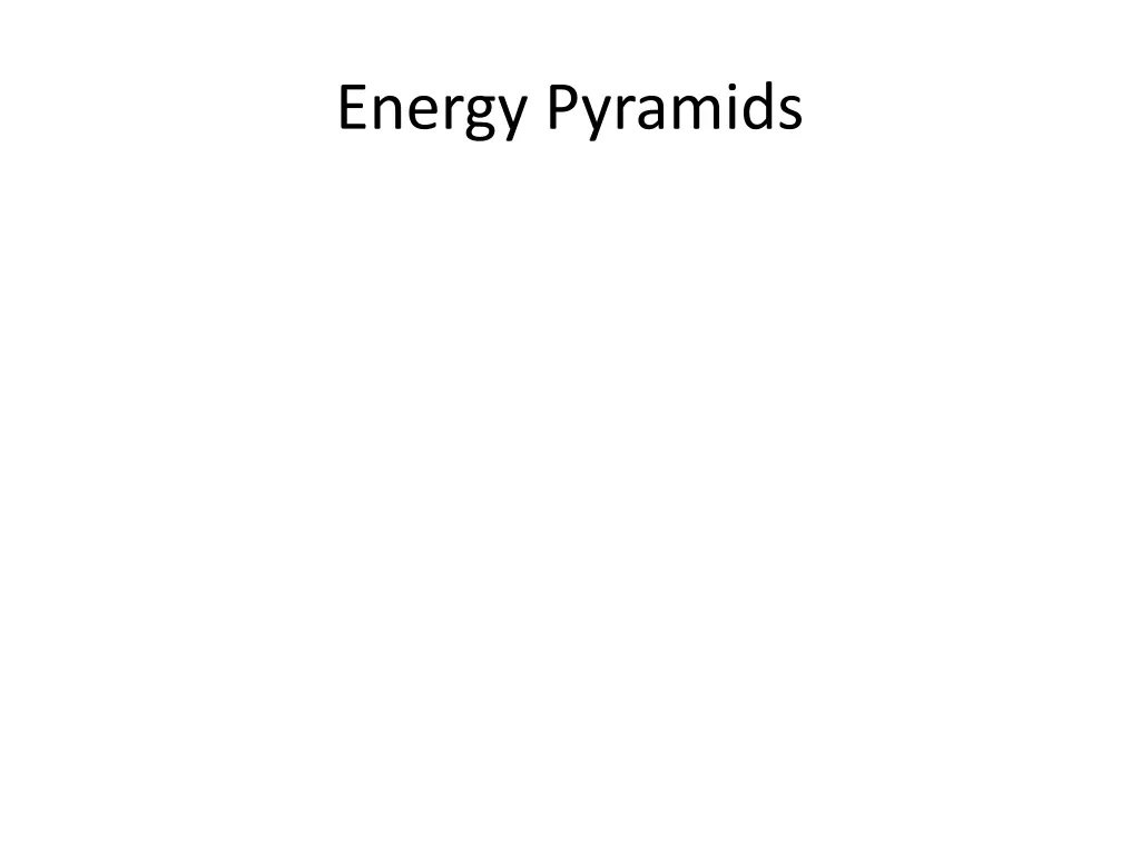 energy pyramids