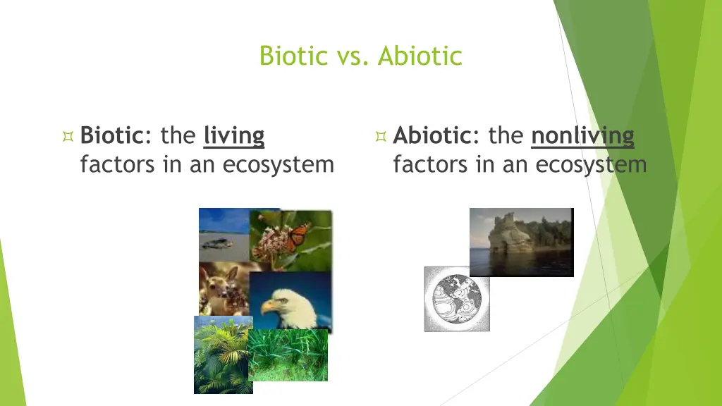 biotic vs abiotic