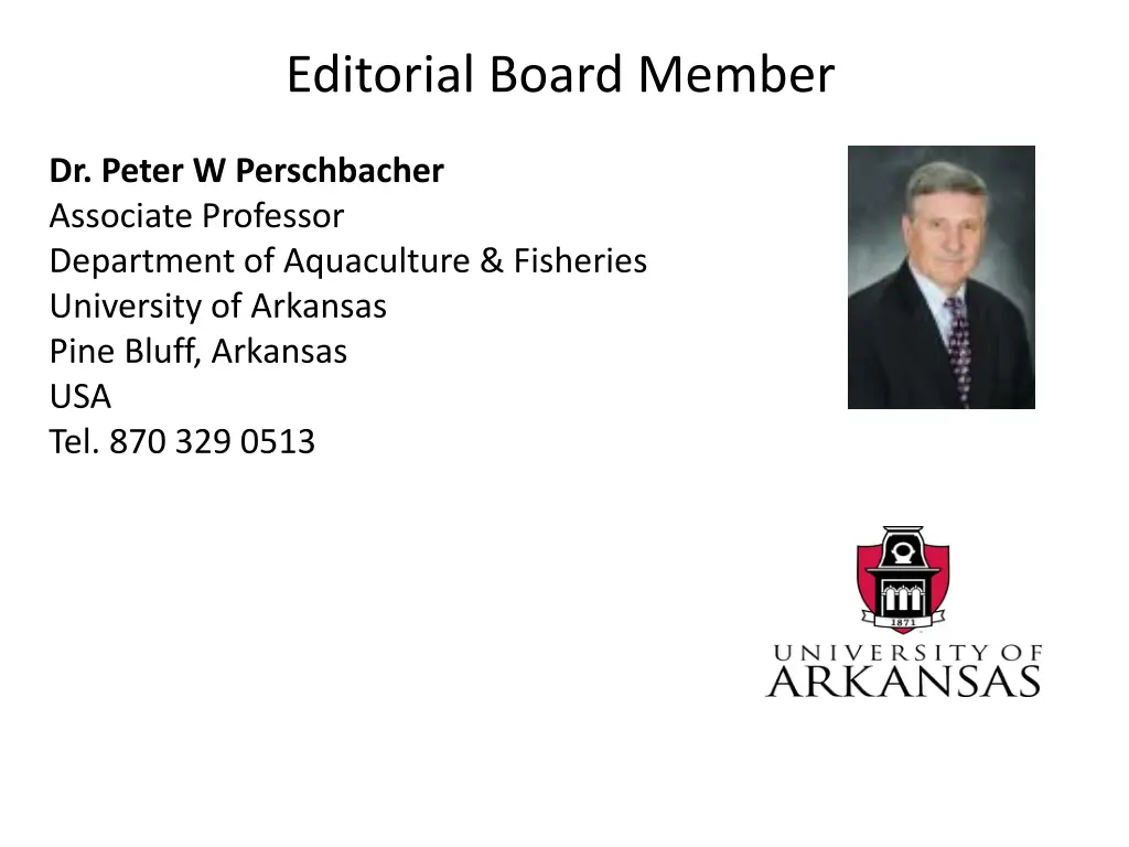 editorial board member