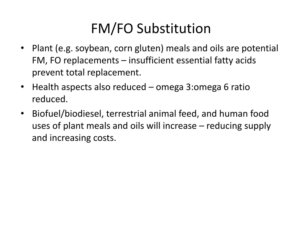 fm fo substitution