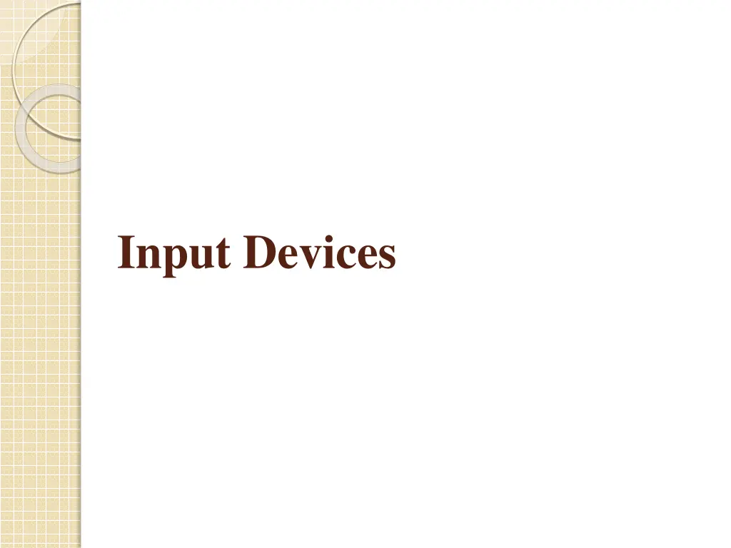 input devices