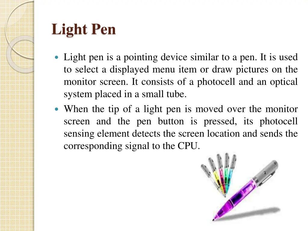 light pen