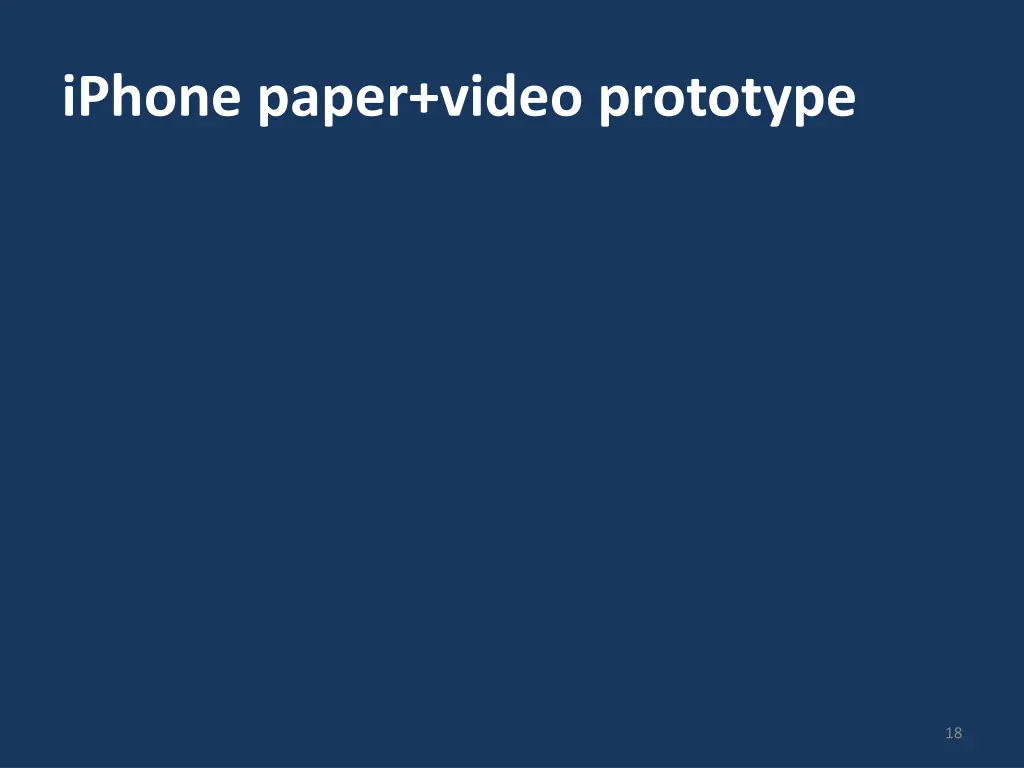 iphone paper video prototype