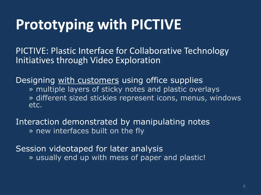 prototyping with pictive