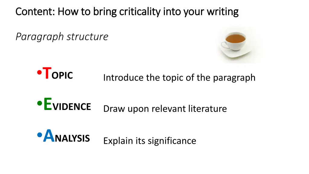 content how to bring criticality into your