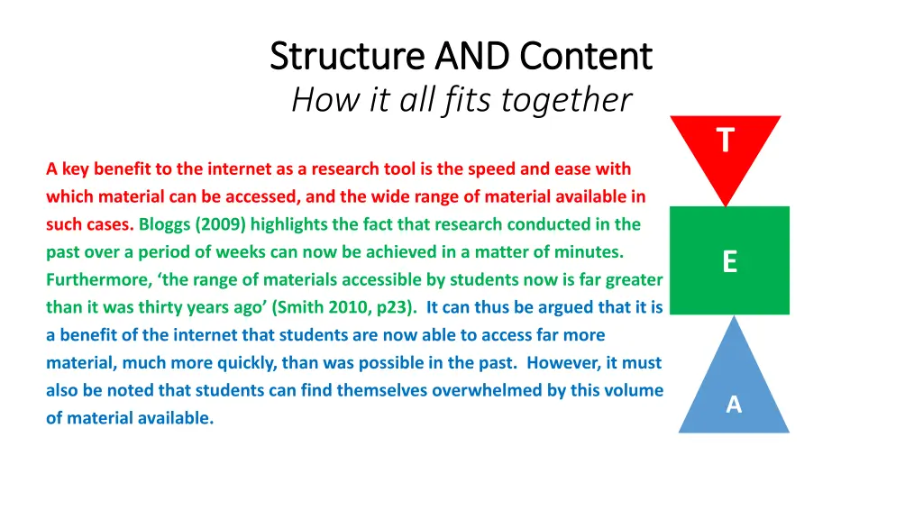 structure structure and content and content