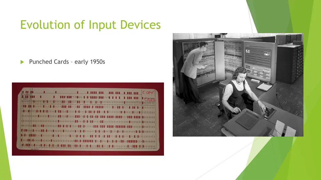 evolution of input devices