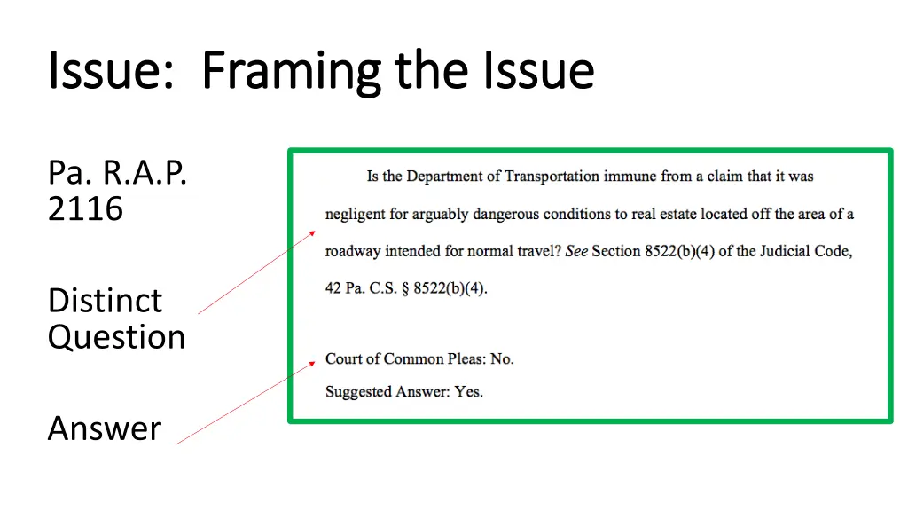 issue framing the issue issue framing the issue