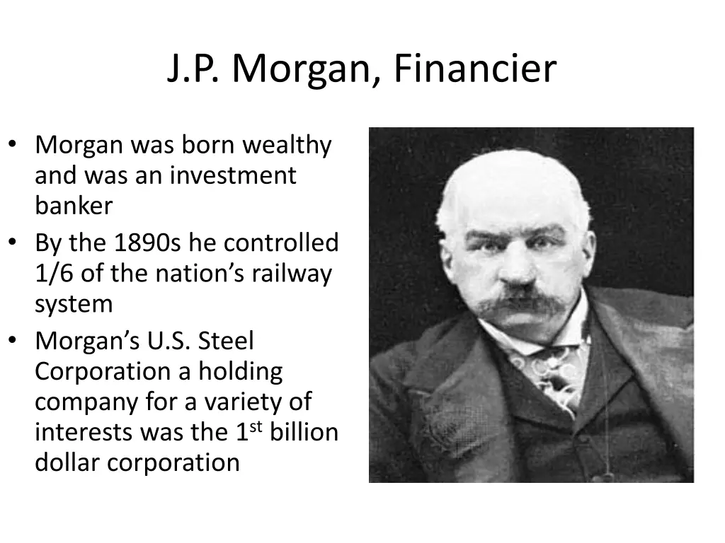 j p morgan financier