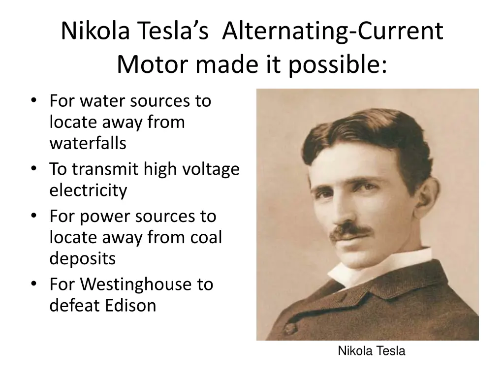 nikola tesla s alternating current motor made