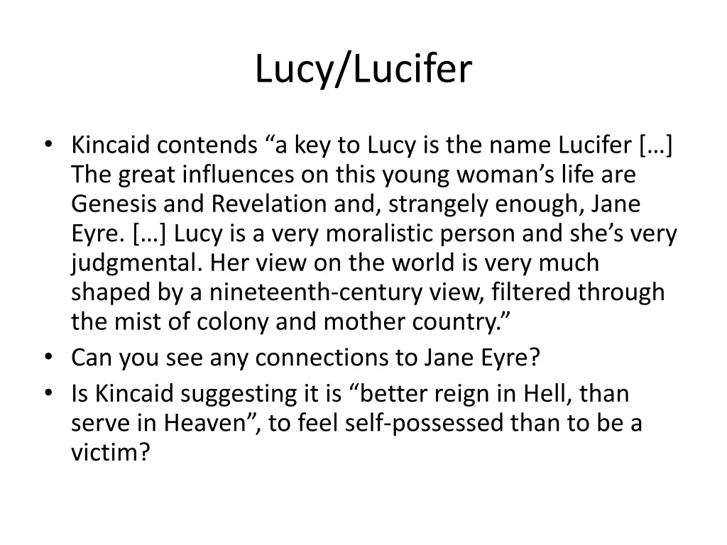 lucy lucifer