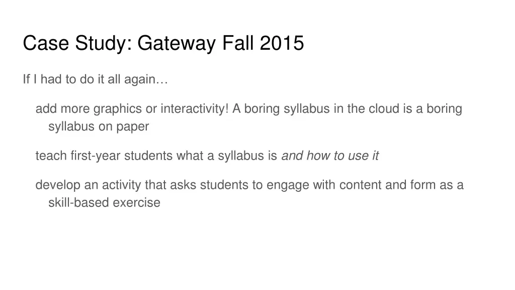 case study gateway fall 2015 1