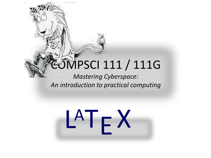 compsci 111 111g mastering cyberspace