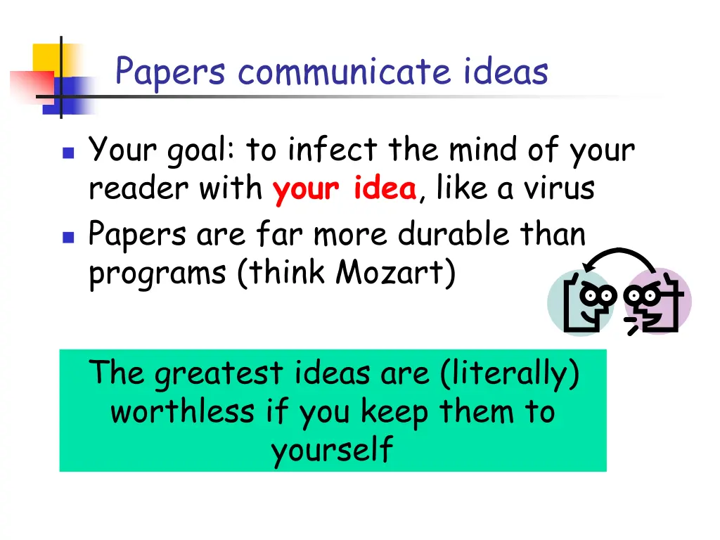 papers communicate ideas