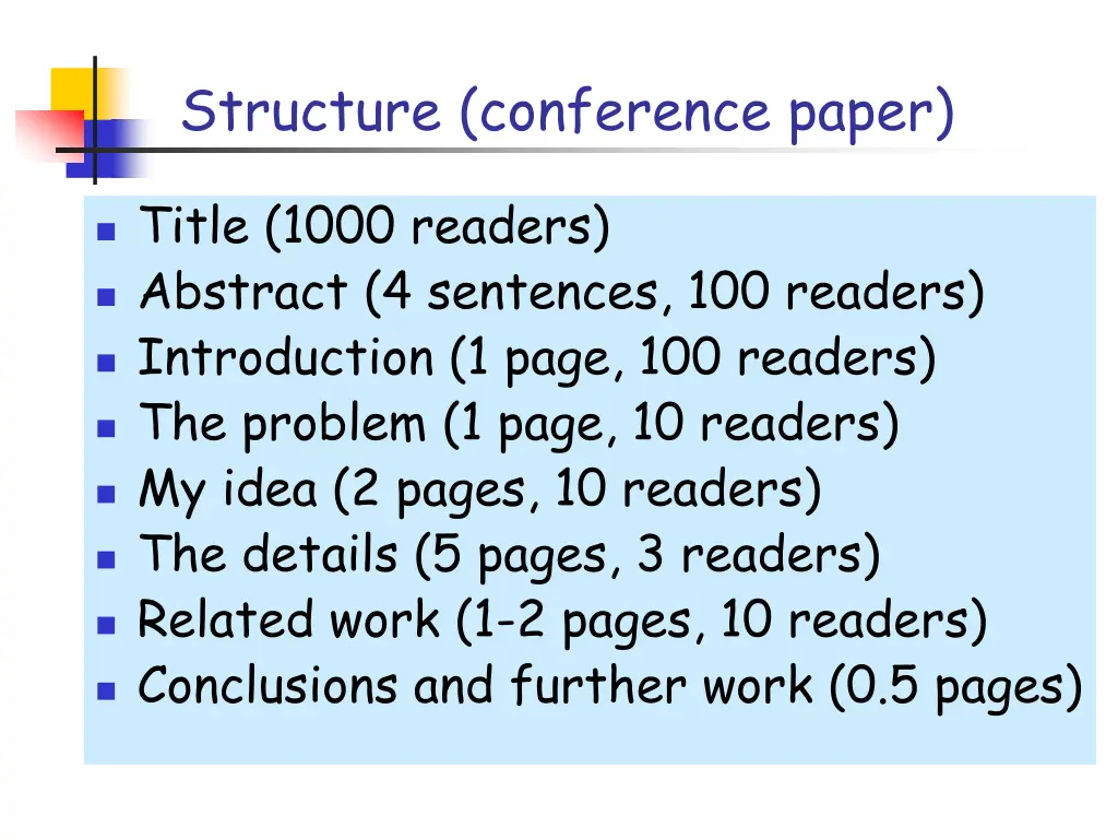 structure conference paper