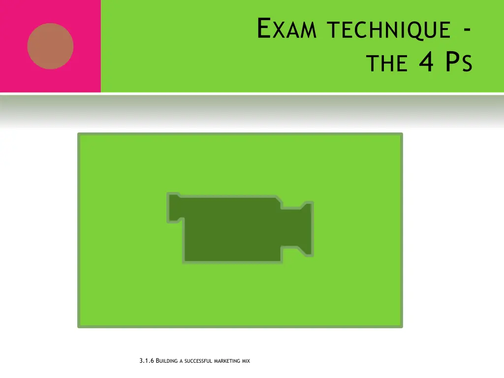 e xam technique the 4 p s