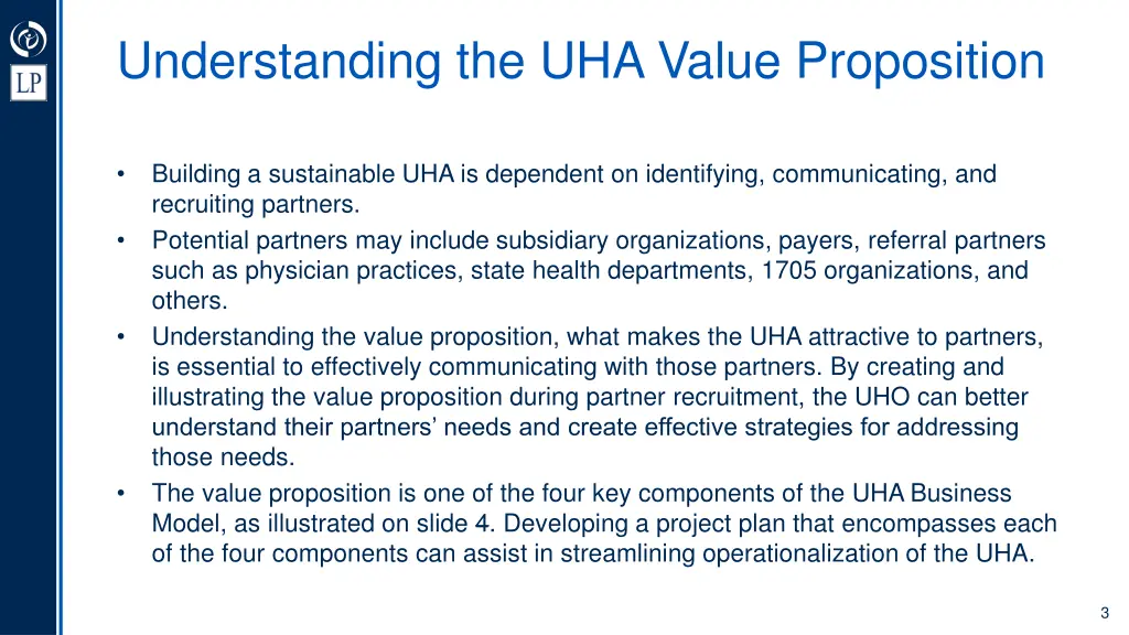 understanding the uha value proposition