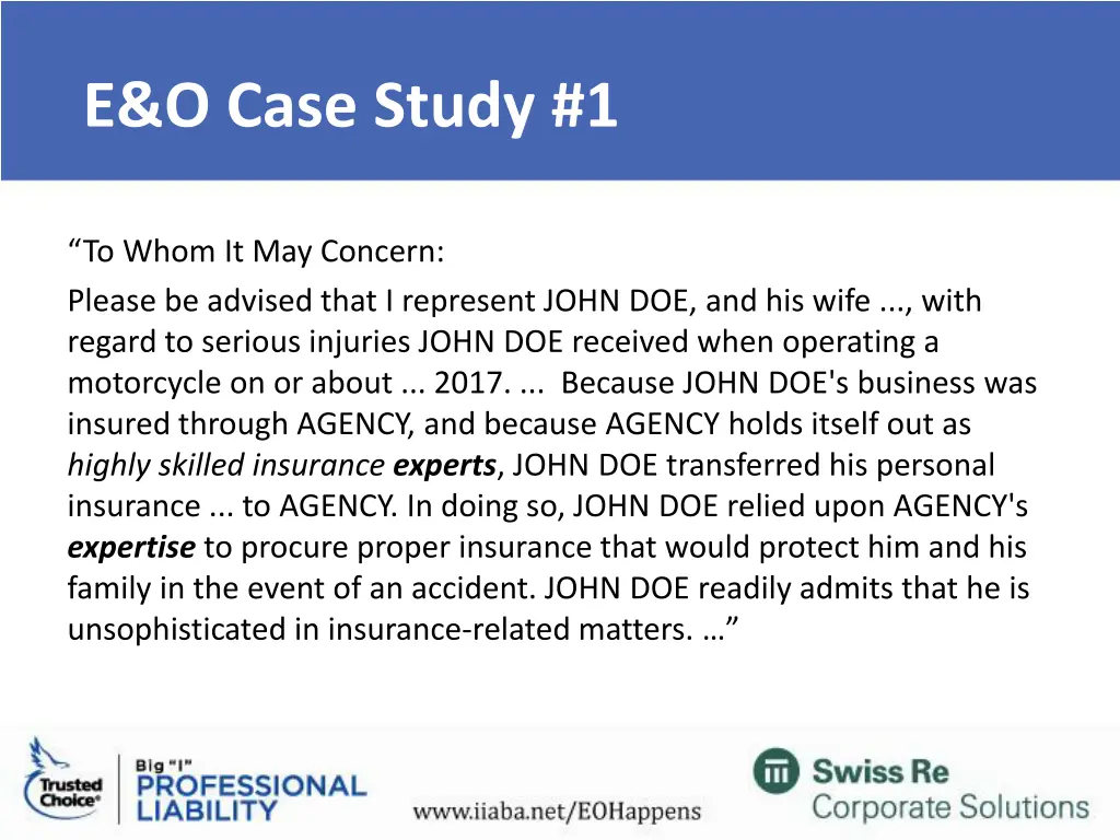 e o case study 1