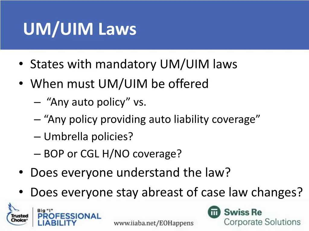 um uim laws