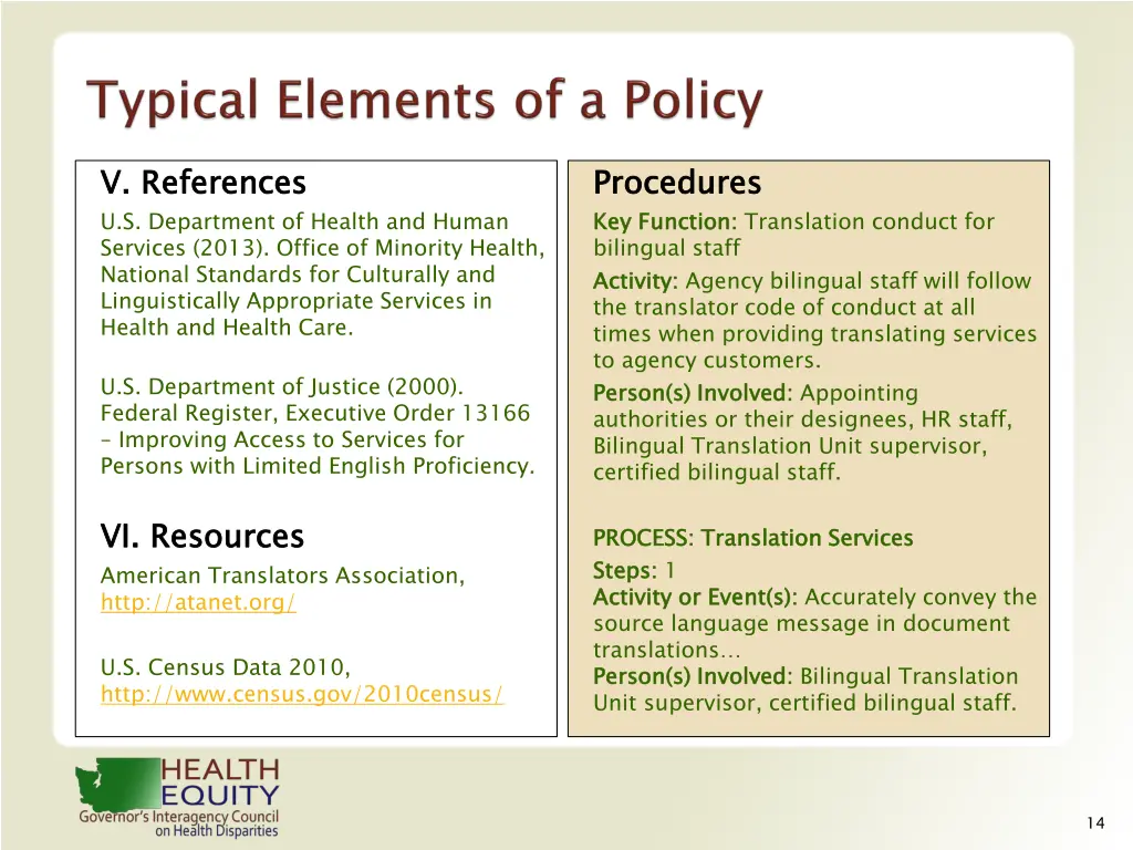 v references u s department of health and human