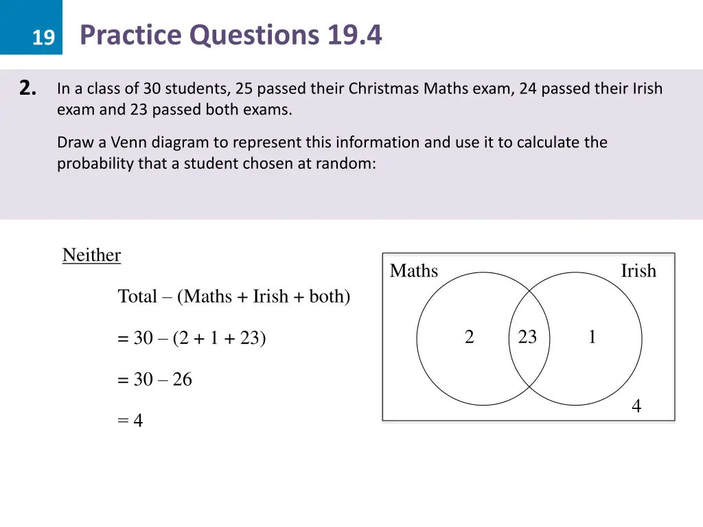 19 practice questions 19 4 4