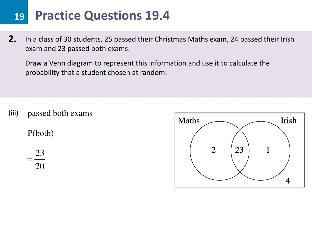 19 practice questions 19 4 7