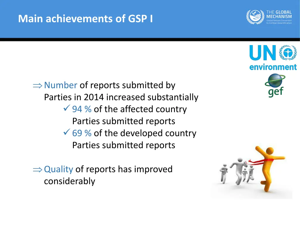 main achievements of gsp i 1