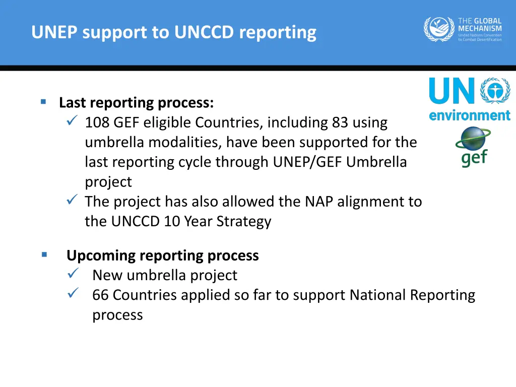 unep support to unccd reporting 2