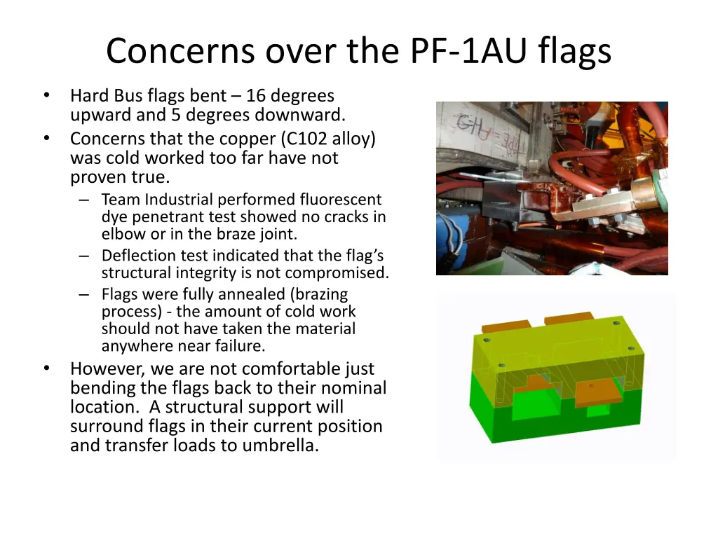 concerns over the pf 1au flags