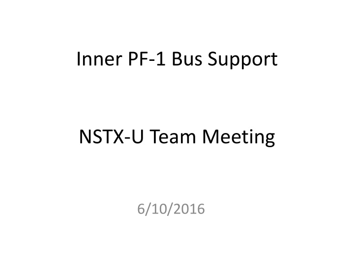 inner pf 1 bus support