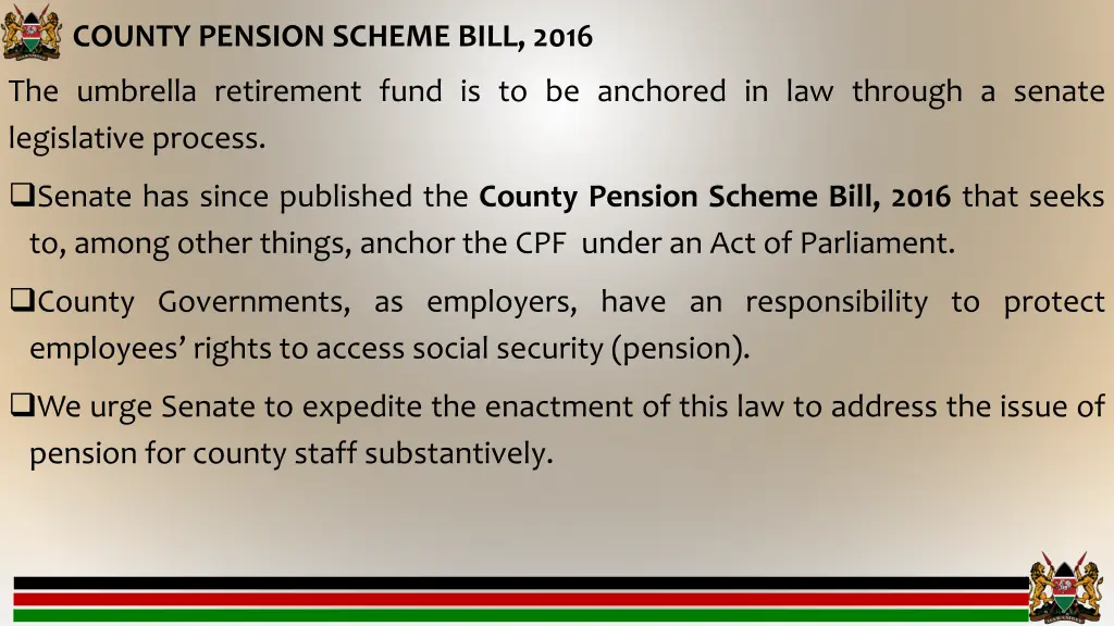 county pension scheme bill 2016