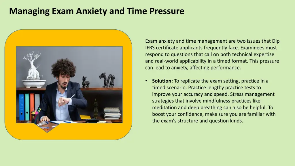 managing exam anxiety and time pressure