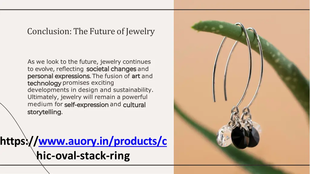 conclusion the future of jewelry