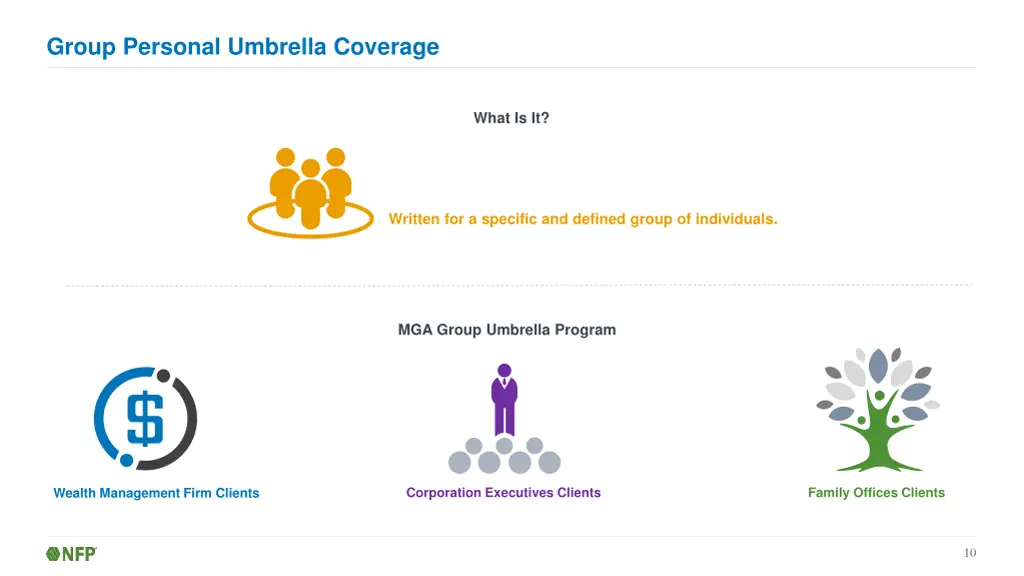 group personal umbrella coverage