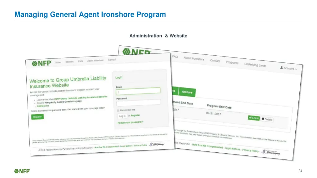 managing general agent ironshore program 10