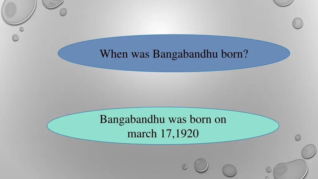 when was bangabandhu born