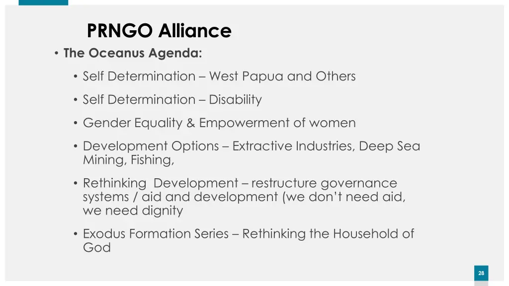 prngo alliance the oceanus agenda