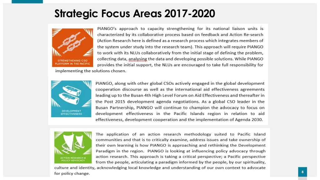 strategic focus areas 2017 2020