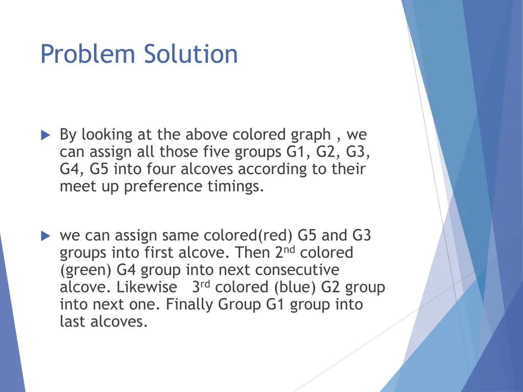 problem solution 1