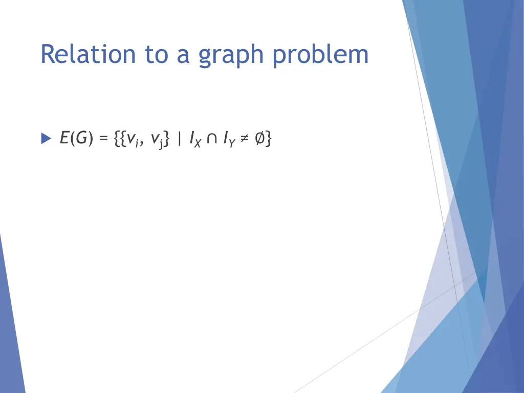 relation to a graph problem 1