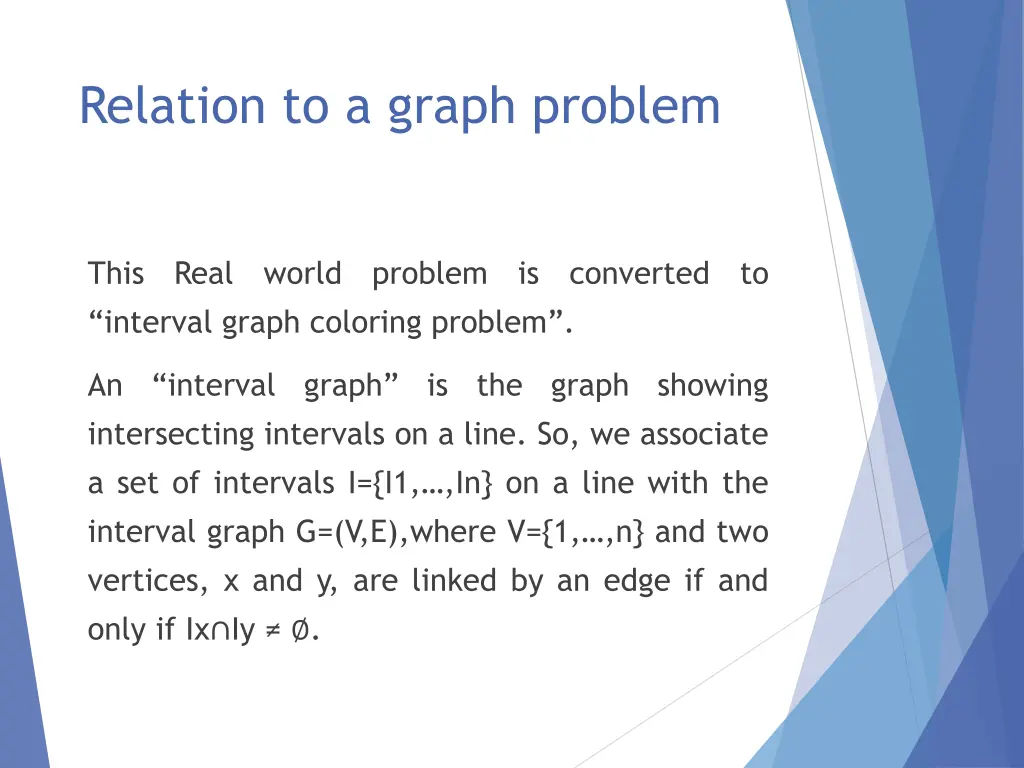 relation to a graph problem