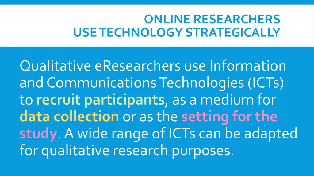 online researchers