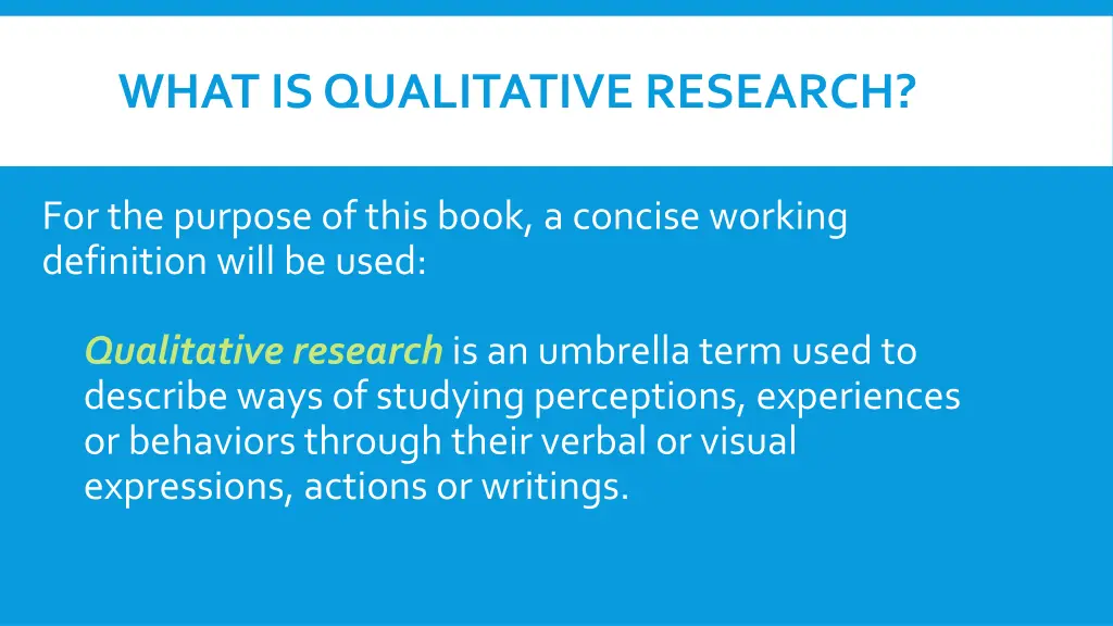 what is qualitative research